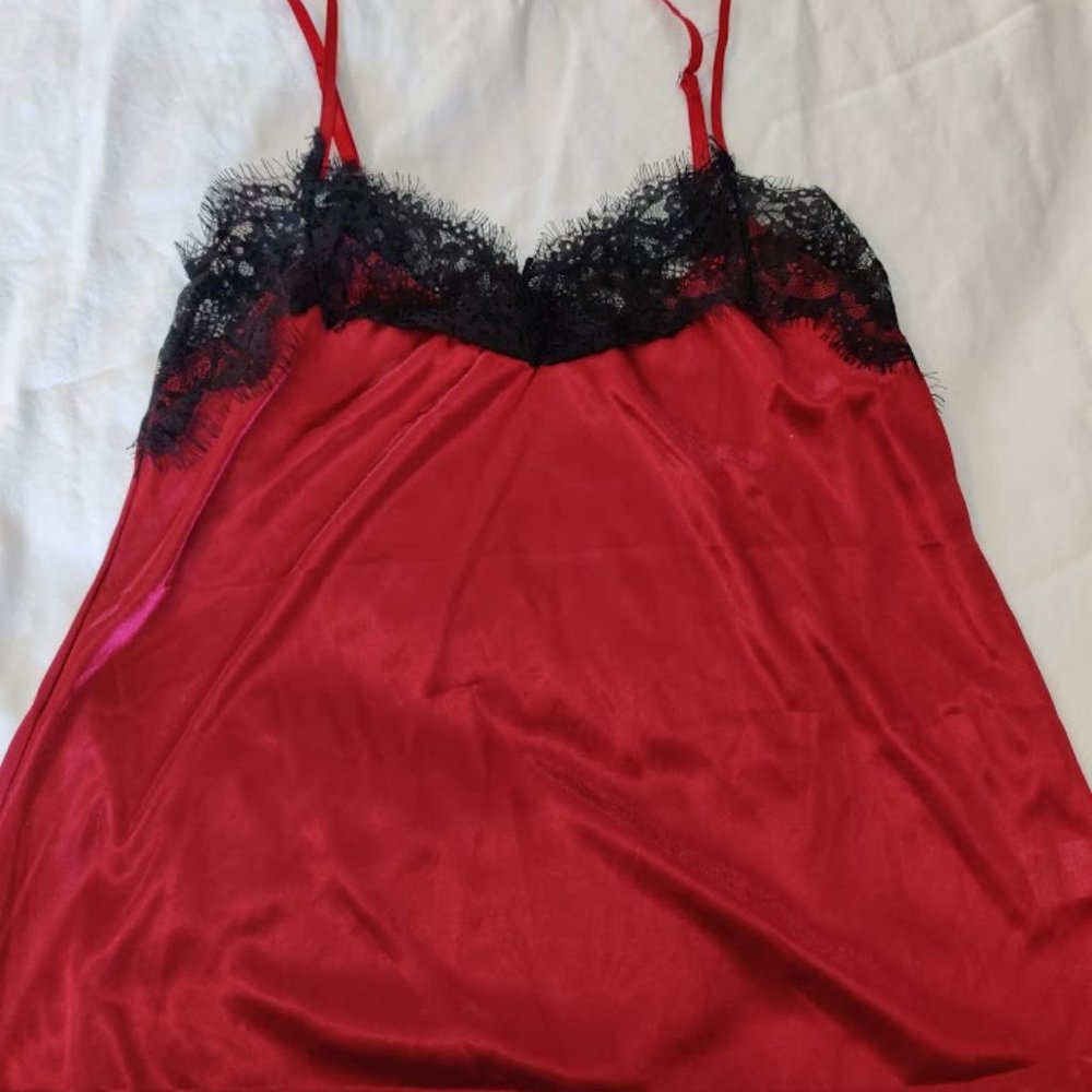 ⭐Black Lace Trim Sleep Set - Picture 4 of 7